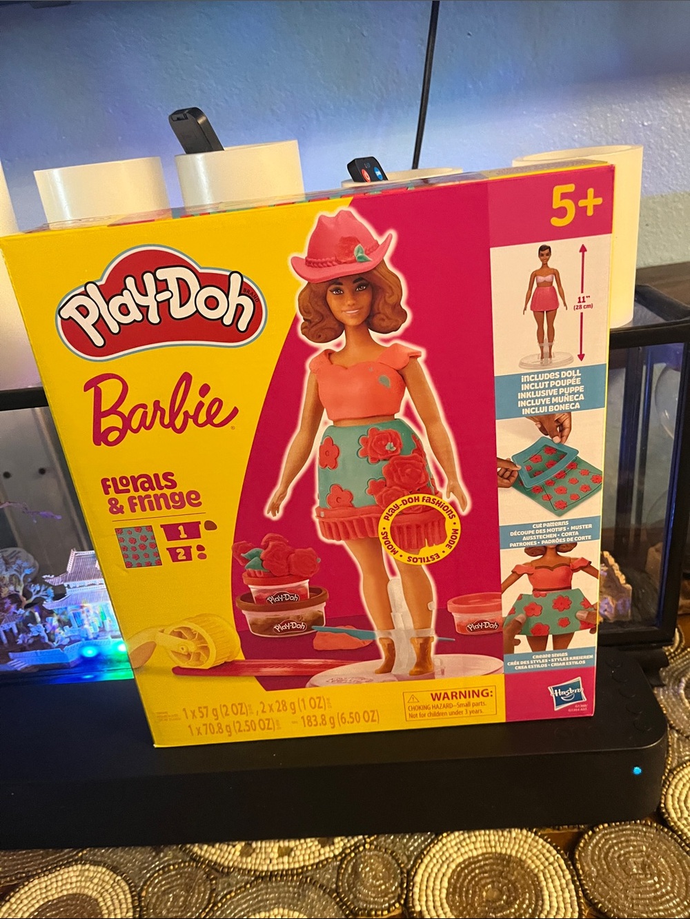 Play-Doh Barbie Floral Fashion Playset - Pink & Teal